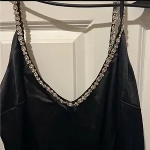 long sleeve one shoulder black dress Black Flower Girl Dress,flower Size:50 / 4XL empire waist dress